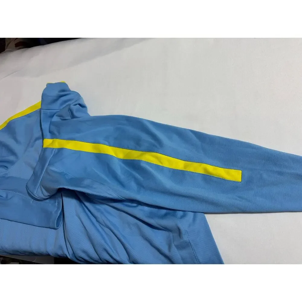 Vintage Manchester City Nike Team Jacket Blue Yellow Men's Large